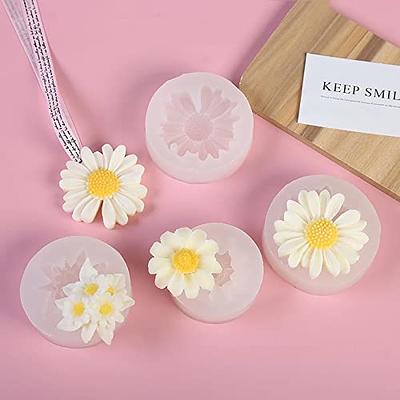 4 Pack Daisy Flower Mold Peony Candle Mold Rose Mold Peony Resin Mold 3D Flower  Candle Mold Silicone Mold for Resin Clay Mold Resin Making Molds Candle  Making Molds Craft Supplies 