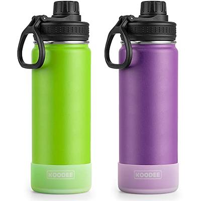 koodee Water Bottle 2 Pack-22 oz Stainless Steel Insulated Sports