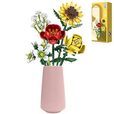 Flowers Bouquet Building Kit Sets, Unique Gift Valentine's Day