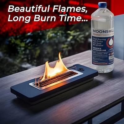 Roundfire Premium Ethanol Fuel - 3 x 1 Liter - For Tabletop Fireplaces,  Fire Pits and Gel Fuel