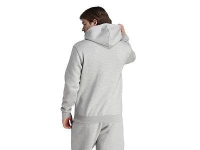 adidas Originals Trefoil Essentials Hoodie (Medium Grey Heather) Men\'s  Clothing - Yahoo Shopping