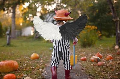 Black Angel Feather Wings