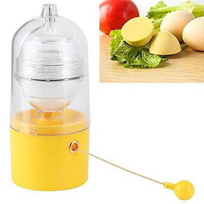 Manual Golden Eggs Puller Hard Boiled Egg Peeler Scrambler White Yolk Mixer  Kitchen Tool Mix Manual Convenient Not Breaking Eggs