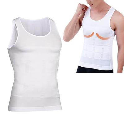  Mens Compression Shirt Slimming Undershirt Body Shaper