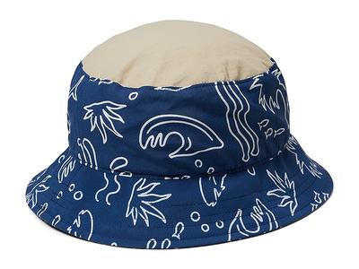 Columbia Kids PFG Bucket Hat (Little Kids/Big Kids) (Carbon Marlin