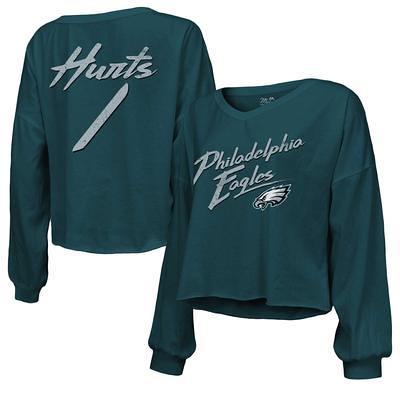 Men's Philadelphia Eagles Jalen Hurts Nike Midnight Green Name