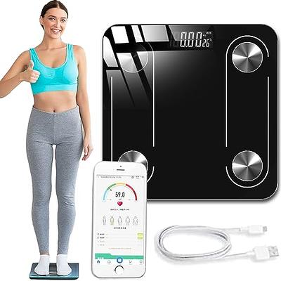 Body Fat Analyzer Weight Scale - Black