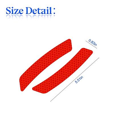 5pcs Creative Auto Moto Dotted Line Night Safety Sticker Strips