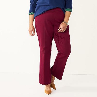 Plus Size Croft & Barrow Effortless Stretch Pull-On Bootcut Pants