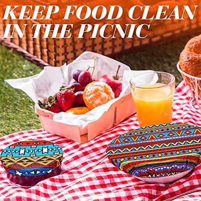 Elastic Food Storage Covers Reusable Stretch Plastic Wrap Bowl Covers for  Picnic