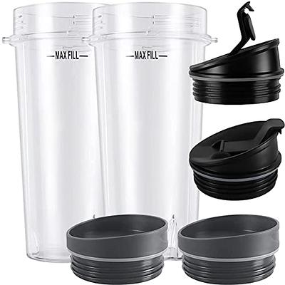 Blender Cup with Lid for Ninja, Single Replacement Parts for BL740