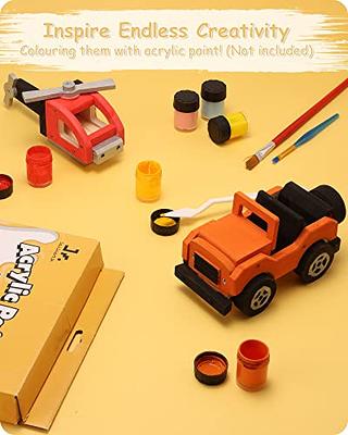 SainSmart Jr. 4-in-1 STEM Kits, Wooden Robot Assembly Toy Set