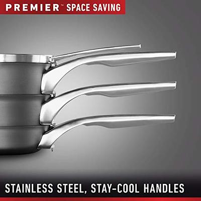 Calphalon 15-Piece Pots and Pans Set, Stackable Nonstick Kitchen Cookware  with Stay-Cool Stainless Steel Handles, Black - Yahoo Shopping