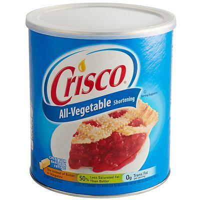 Crisco 48 oz. Regular All Vegetable Shortening - 12/Case - Yahoo