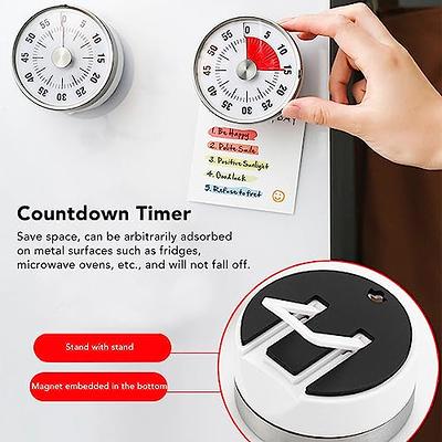 Yosoo Visual Timer 60 Minute Magnetic Countdown Timer, Mechanical