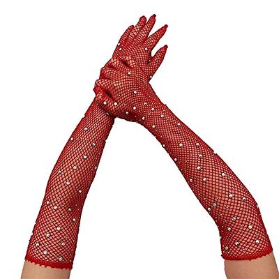  aoozleny Women Girls Fingerless Gloves,PU Leather