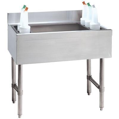 Regency Stainless Steel Sliding Lid for 18 x 24 Underbar Ice Bin