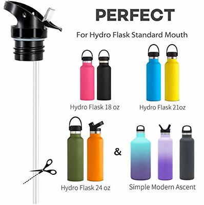Hydro Flask 24 oz Standard Mouth Flex Straw Cap Indigo