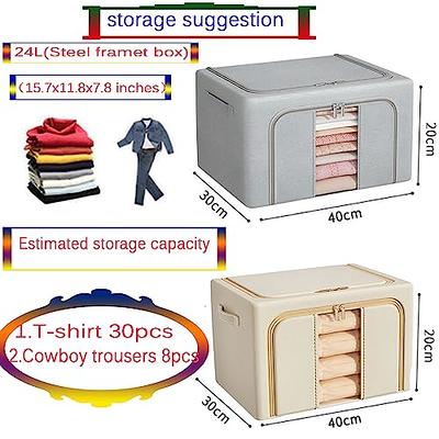 Storage Bags, Portable Non-Woven Zipper Storage Bag Clothes Storage Bins  Foldable Closet Organizer Storage Containers with Durable Carry Handles,  Wardrobe Sorting Storage Box - Yahoo Shopping