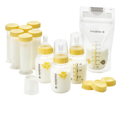 Medela Calma 8 oz. Bottle, 2-Pack with Lids 