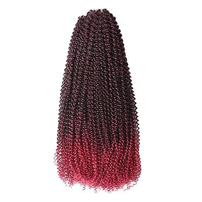 ROSDINA Passion Twist Hair - 14 Inch 7 Packs Water Wave Crochet Hair Spring  Twist for Butterfly