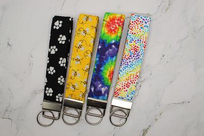 Rainbow Keychain | Pride Key Fob Wristlet Strap