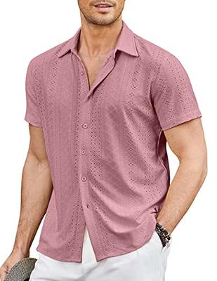 Funny Fishing Man Print Men's Casual Short Sleeve Shirt, Men's Shirt For Summer Vacation Resort, Tops For Men
