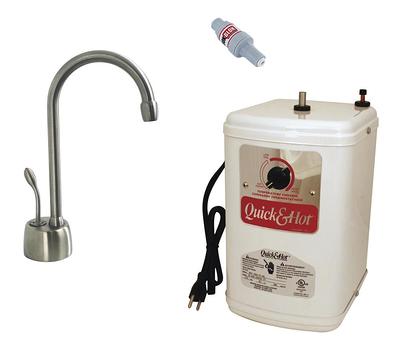 MegaChef 1.3 Gal. Stainless Steel Air Pot Hot Water Dispenser with