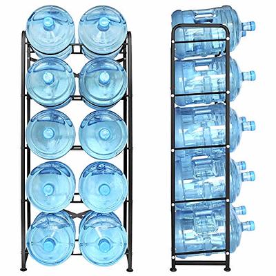 5 Gallon Water Bottle Holder 5 Tiers Heavy Duty Water Jug Rack