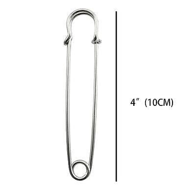 Heavy Duty Nickel Plated Stainless Steel Extra Large 4 Steel Safety Pins  For Blankets Skirts Kilts Crafts - Buy Heavy Duty Nickel Plated Stainless  Steel Extra Large 4 Steel Safety Pins For