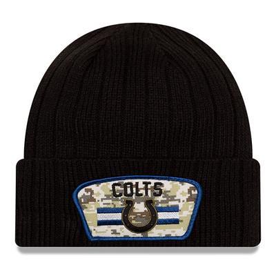 Men's Dallas Cowboys Black 2020 Salute to Service Cuffed Knit Hat