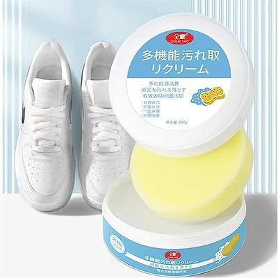 WOSLXM Shoes Multifunctional Cleaning Cream, White Shoe Cleaning Cream with  Sponge Eraser, Shoe Cleaner Sneakers Kit, Multifunctional Anhydrous  Cleaning Cream for Sneake (1Pc) - Yahoo Shopping
