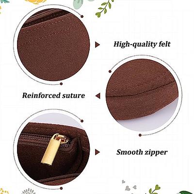 WADORN Purse Organizer Insert, Felt Shoulder Bags Insert Arc Shape Underarm Bag  Organizer Insert Multiple Compartments Bag Insert Shaper with Zipper for LV  Loop Hobo, 4x8.8x1.8 Inch, Coffee - Yahoo Shopping