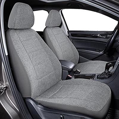 Luxury Car Seat Covers Leather Flax Seat Cover Mat Universal