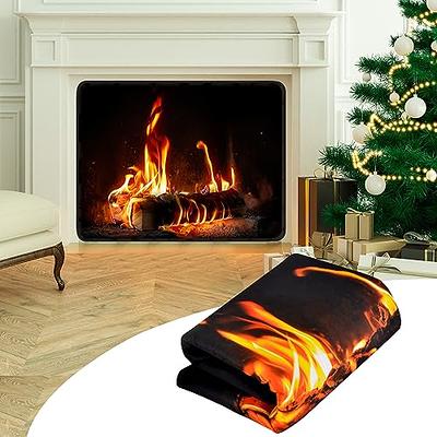 Fireplace Blocker Blanket, Fireplace Draft Stopper Save Energy/Fire Place  Cover