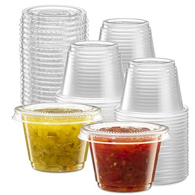  [50 Sets]12 Oz Clear Plastic Parfait Cups with Lids & Inserts,  Disposable Dessert Cups Reusable Clear Plastic Cups with Lids Leak Proof &  Portable for To Go Dips & Veggies Cereal