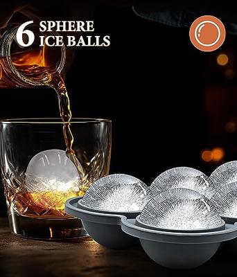 Big Ice Cubed Maker Large Cube Square Tray Silicone Molds Whiskey Ball  Cocktail