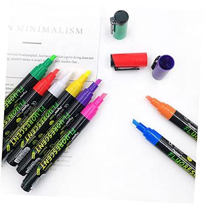  ZODDLE Liquid Chalk Markers, (1mm Extra Fine Tip, 10 Vibrant  Colors) Erasable Marker Pen - For Blackboards, Chalkboard, Glass, Window,  Label : Office Products