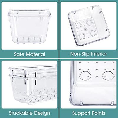 Stackable Drawer Organizer Trays Set, Multifunctional Stackable Storage  Trays for Vanity, Bathroom, Kitchen, Desk Drawer Organizer Office. Plastic Drawer  Organizers Available In 5 Colours
