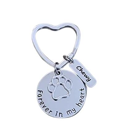 Dog Themed Keychains (Memorial & Paw Print Designs