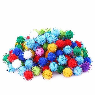 RIMOBUL 50PCS 1.5 INCH Sparkly Cat Toys Extra Large Cat's Favorite Chase  Glitter Ball Toy Sparkle Pom Pom Balls - Yahoo Shopping