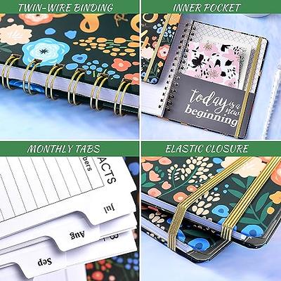 2024 Planner - 2024 Planner Weekly and Monthly, 2024 Calendar Planner,  6.4'' x 8.5'' Planner 2024 with Inner Pocket, Elastic Closure, Thick Paper