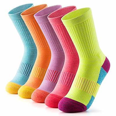 Women's Hiking Socks | FEIDEER Crew Cushion 5-Pair Socks