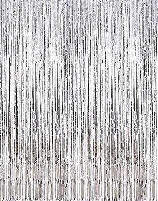 1pc red Tinsel Foil Fringe Curtain Backdrop,Metallic Streamers for Photo  Booth Birthday Wedding Bridal Shower Bachelorette New Year Party  Thanksgiving Christmas Decorations