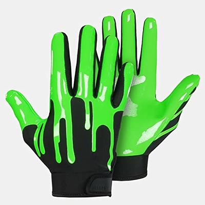 Neon Green Sticky Football Receiver Gloves - Yahoo Shopping