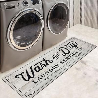 EARTHALL Laundry Room Rug, Farmhouse Laundry Rugs for Laundry Room, Kitchen  Runner Rugs Non Skid Washable, Laundry Organization Laundry Mat, Laundry  Accessories Decor, Light Grey,20x48 - Yahoo Shopping