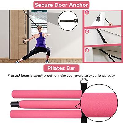 Portable Home Gym, Pilates Bar & Resistance Band Bar Combo Set.  Multifunctional Fitness Equipment That Supports Full-Body Workouts - with  Workout Poster and Video - Yahoo Shopping