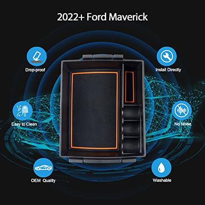 CDEFG Cdefg For 2022 2023 Maverick Pickup Truck Center Console Organizer  Tray 2022 Ford Maverick Armrest Trays Storage Box Coin Contai