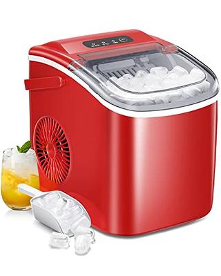 AGLUCKY Countertop Ice Maker Machine, Portable Ice Makers