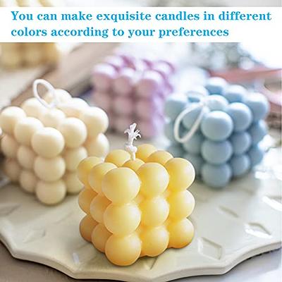 Kinggrand Kitchen Bubble Candle Molds for Candle Making 3D Soy Wax Balls Candle  Silicone Cube Mould Handmade Soap Ornament Mold 4 Pack - Yahoo Shopping